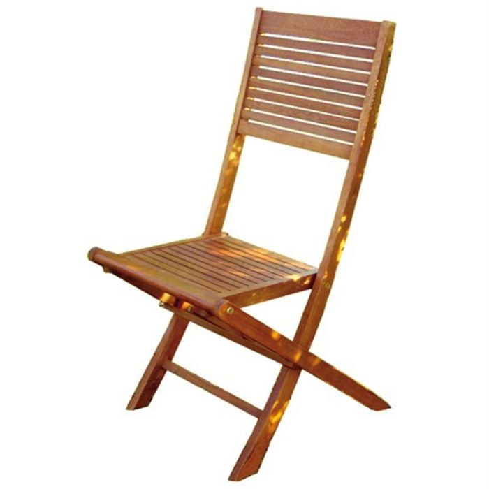 chaises de jardin en bois pliantes