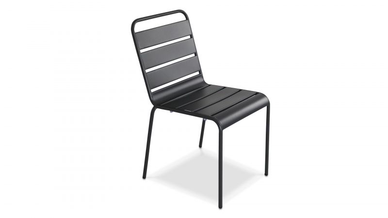 chaises de jardin metalliques