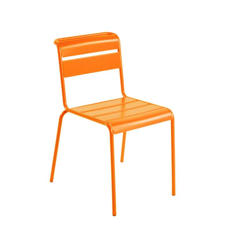 chaises de jardin metalliques