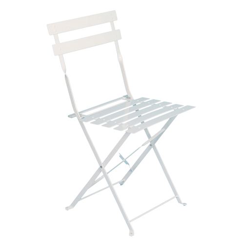 chaises de jardin metalliques