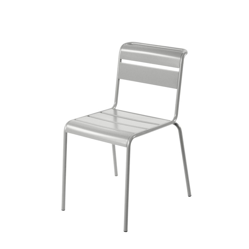 chaises de jardin metalliques