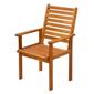 chaises jardin bois exotique