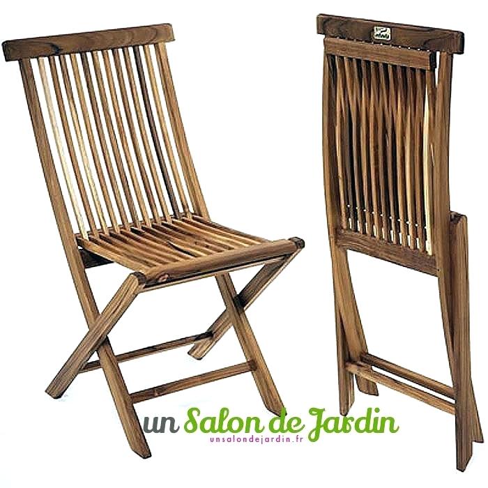 chaises jardin bois exotique