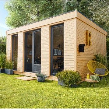 chalet en bois jardin