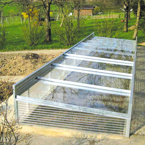 LIMA JOUEF maquette à monter serre châssis et abri de jardin 35