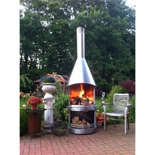 cheminee barbecue exterieur inox