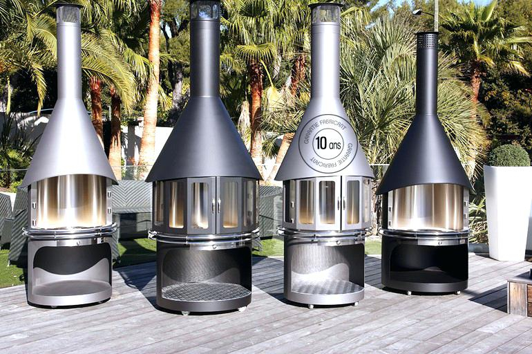 cheminee barbecue exterieur inox