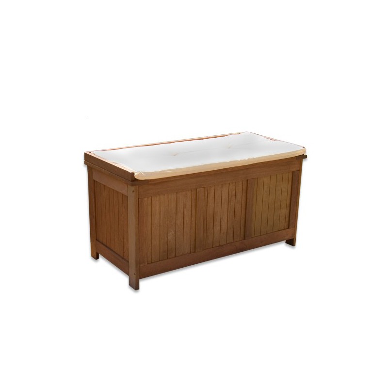 coffre de jardin bois exotique