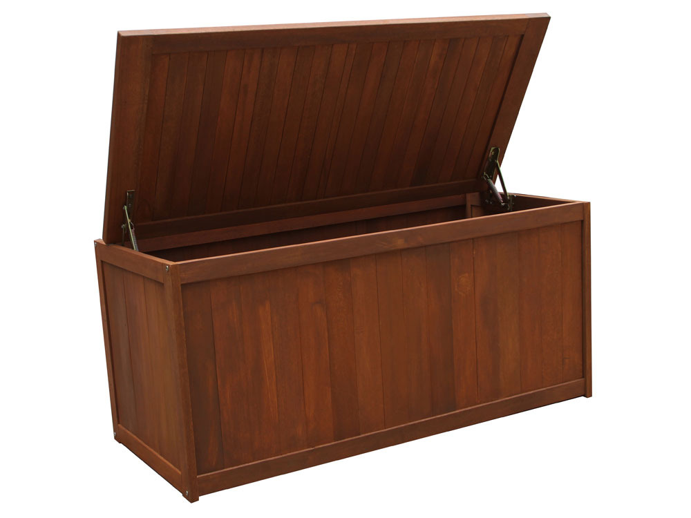 coffre de jardin bois exotique
