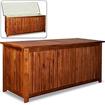 coffre de jardin bois exotique