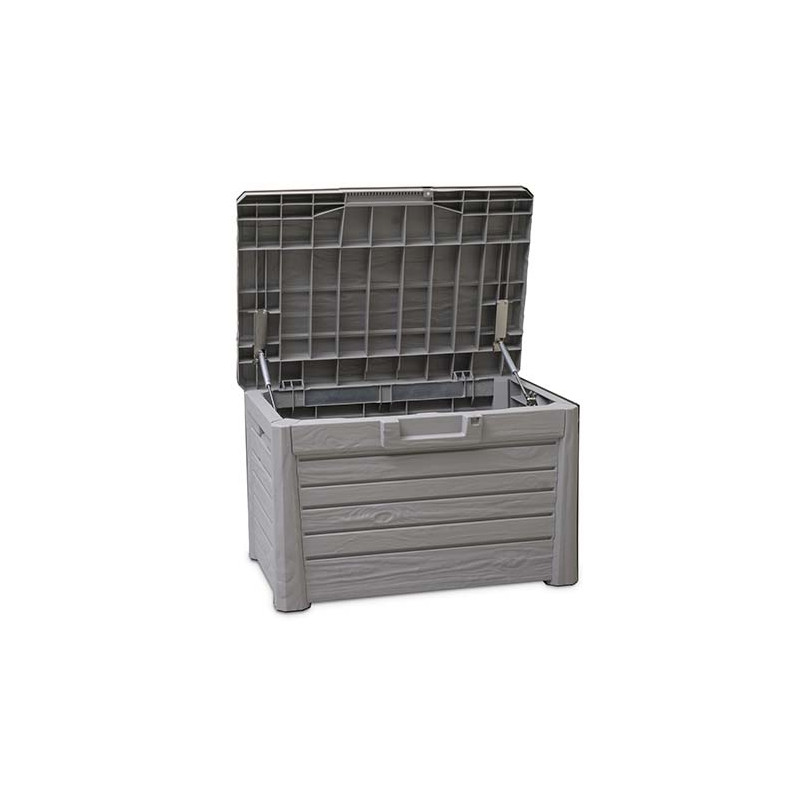 coffre de rangement exterieur gris