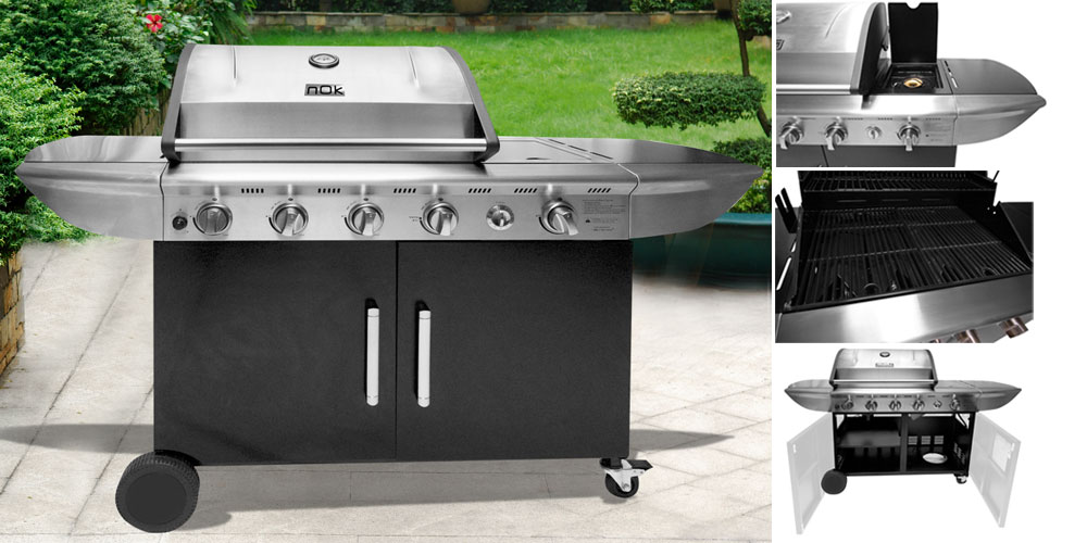 combine plancha-grill gaz - Agencement de jardin aux meilleurs prix