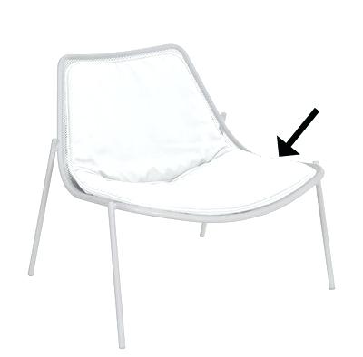 coussin pour fauteuil de jardin 50×50