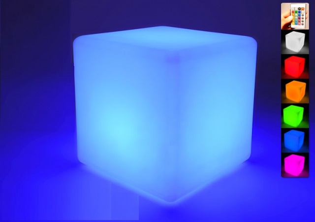cube lumineux table
