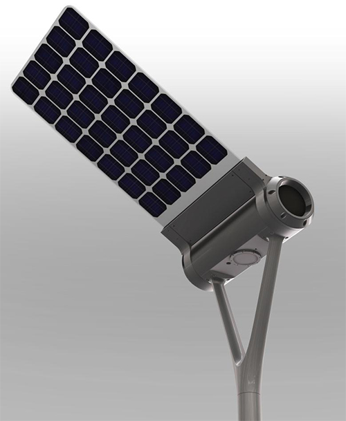 lampadaire ext�rieur solaire puissant avec d�tecteur de mouvement