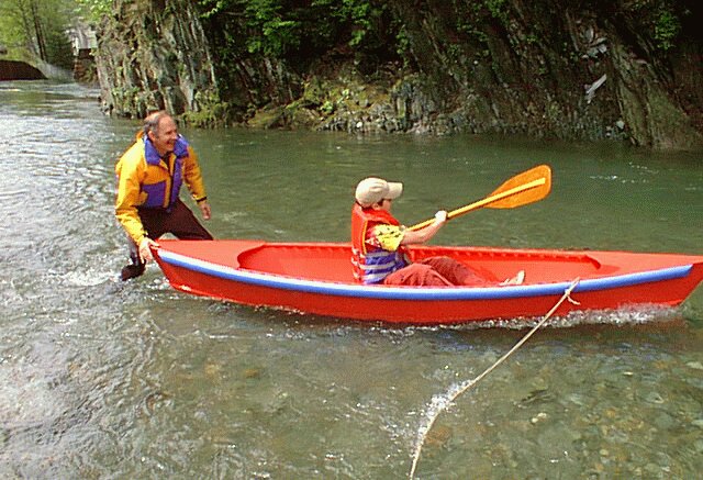 double paddle canoe