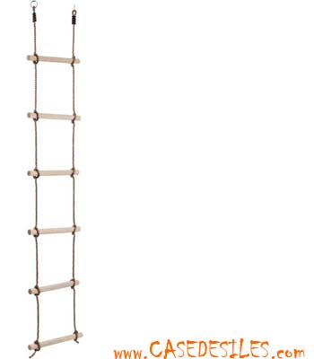 echelle corde pour portique
