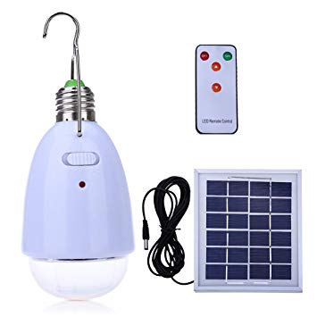 eclairage led avec panneau solaire