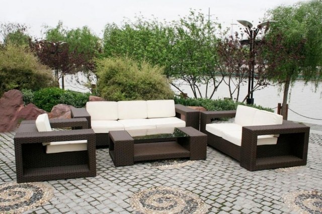 ensemble canape fauteuil jardin