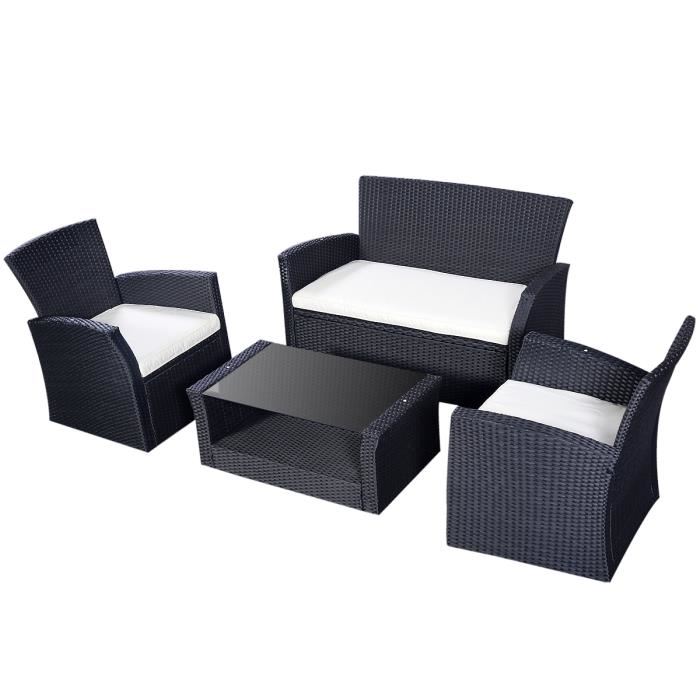 ensemble canape fauteuil jardin