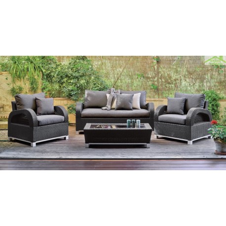 ensemble canape fauteuil jardin