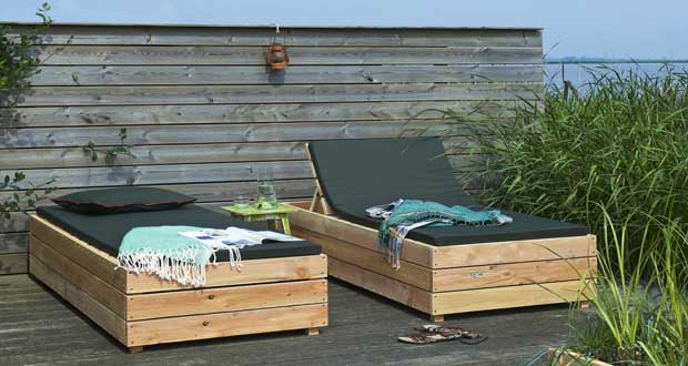 fabriquer son salon de jardin en bois - Agencement de jardin aux