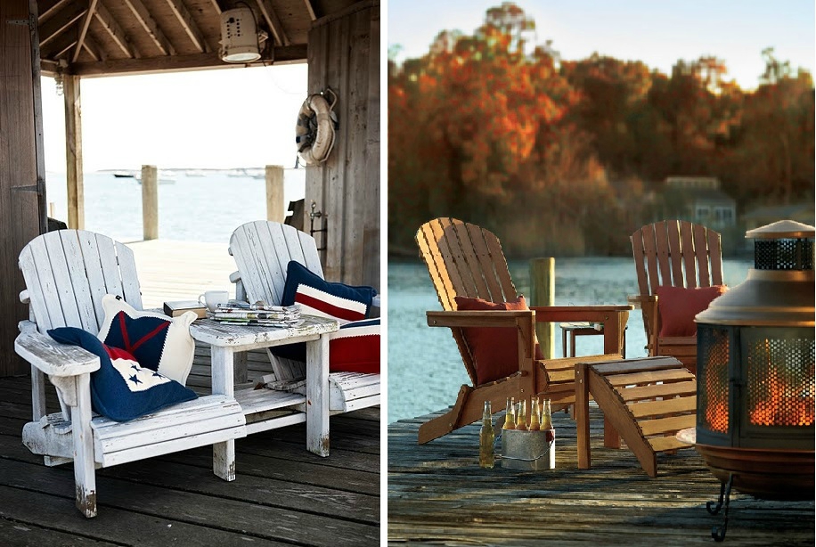 fauteuil bois adirondack