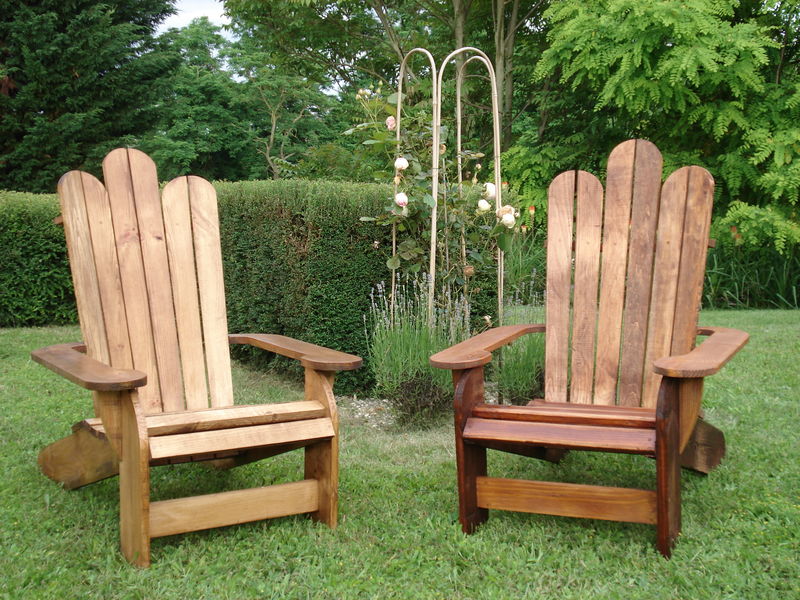 fauteuil bois adirondack
