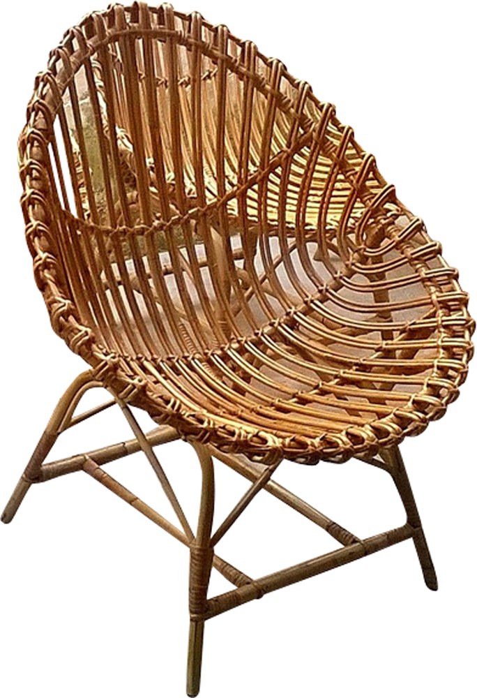 fauteuil de jardin en forme d'oeuf
