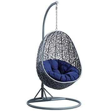 fauteuil de jardin en forme d'oeuf