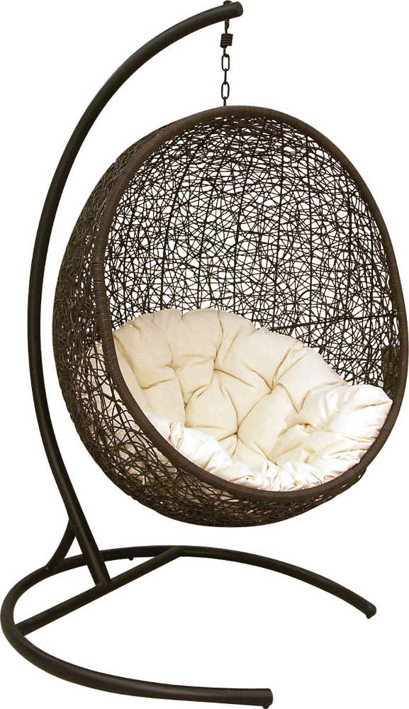 fauteuil de jardin en forme d'oeuf