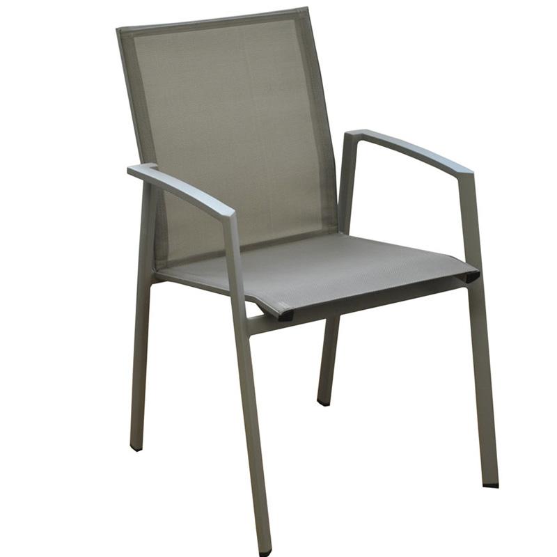 fauteuil de jardin taupe