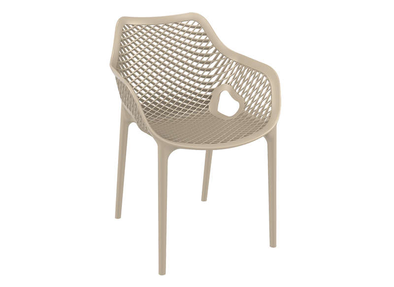fauteuil de jardin taupe