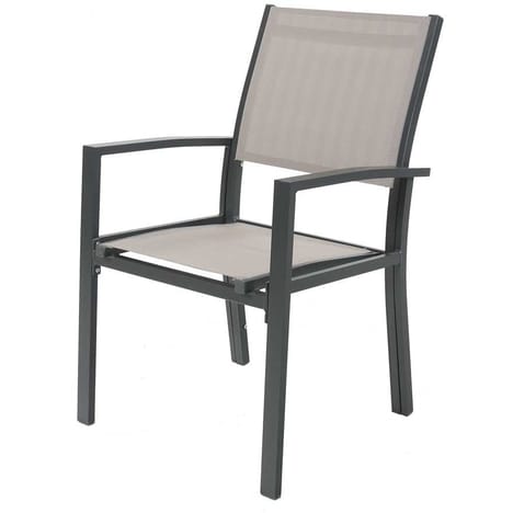fauteuil de jardin taupe
