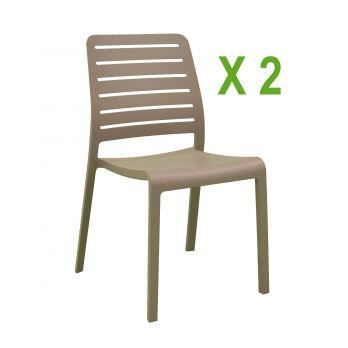 fauteuil de jardin taupe