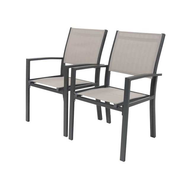 fauteuil de jardin taupe