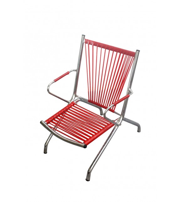 fauteuil en fils scoubidou