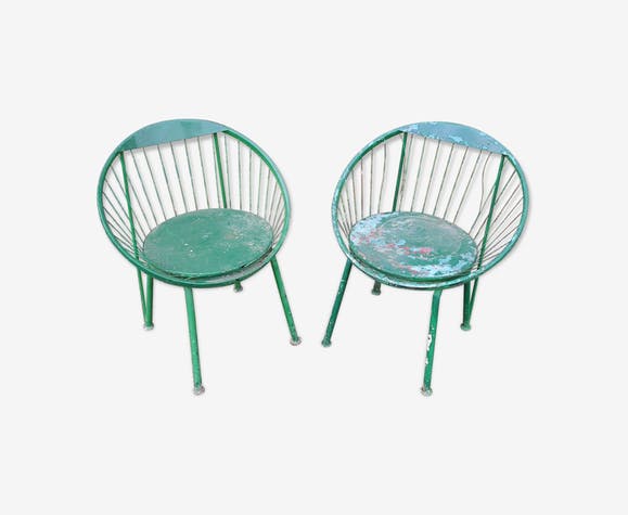fauteuil en fils scoubidou