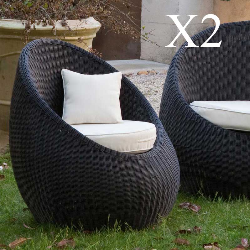 fauteuil en resine pas cher