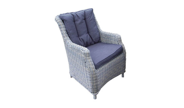 fauteuil en resine tressee noir