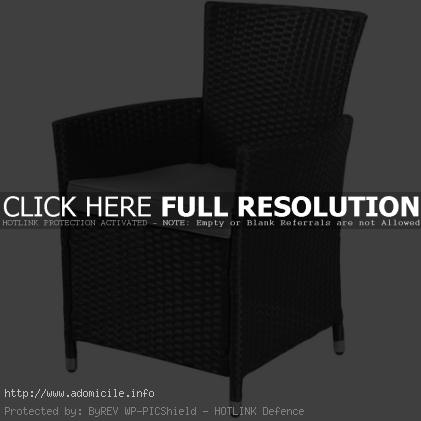 fauteuils jardin resine tressee