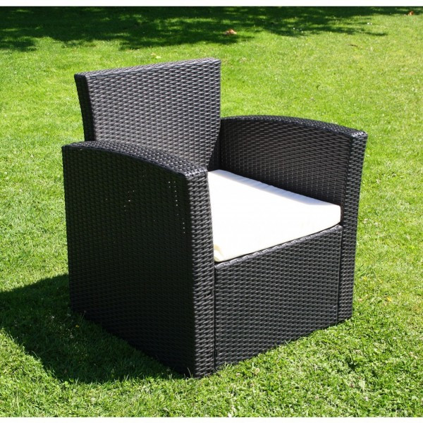 fauteuils jardin resine tressee
