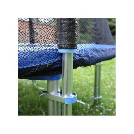 Filet De Sécurité Pour Trampoline Rond 488 Cm - 12 Poteaux, Noir, Résistant Aux UV - Filet De Rechange
