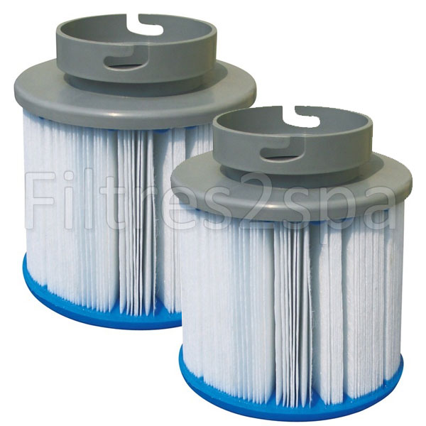 Filets Filtres De Remplacement Pour Spa Gonflable Mspa - 2 Pièces, Dimensions ~105 X 68 Mm - Faciles à Nettoyer Et Remplacer