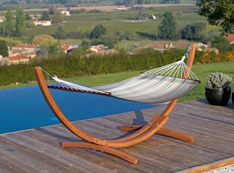 hamac bois exotique