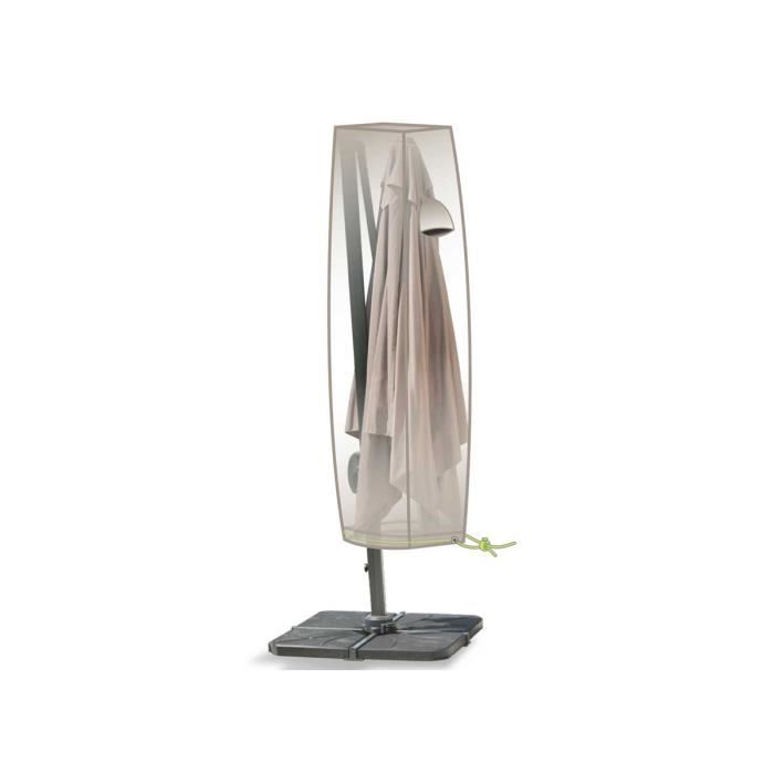 Housse De Protection Pour Parasol Déporté - Polyester Imperméable 185 Cm X 40 Cm, Anthracite, Résistante Aux Intempéries - 8