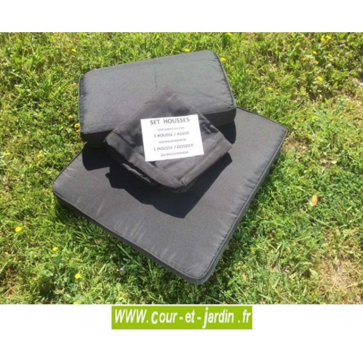 housse pour coussin salon de jardin