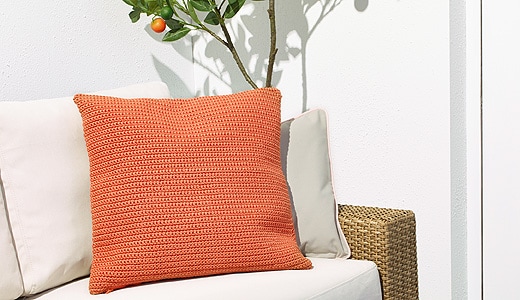 Housse Protection Coussin Salon Jardin 80x80x60 Cm Étanche Avec Poignées - Nrkin