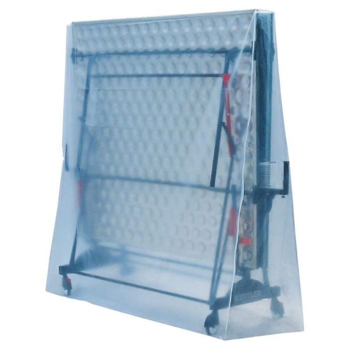 SOONHUA Housse De Protection Table De Ping-Pong Extérieur - 280x153x73 Cm - Imperméable, Anti-UV, Anti-Poussière En Tissu Oxford Noir