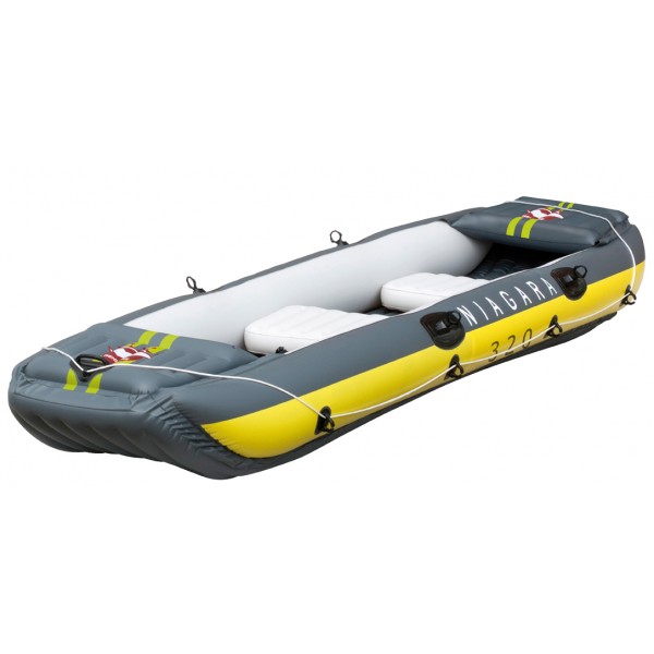 Kayak Gonflable Cruiser X1 Pour 2 Personnes – Pagaie Double – Bateau De Loisir Vert/blanc/bleu